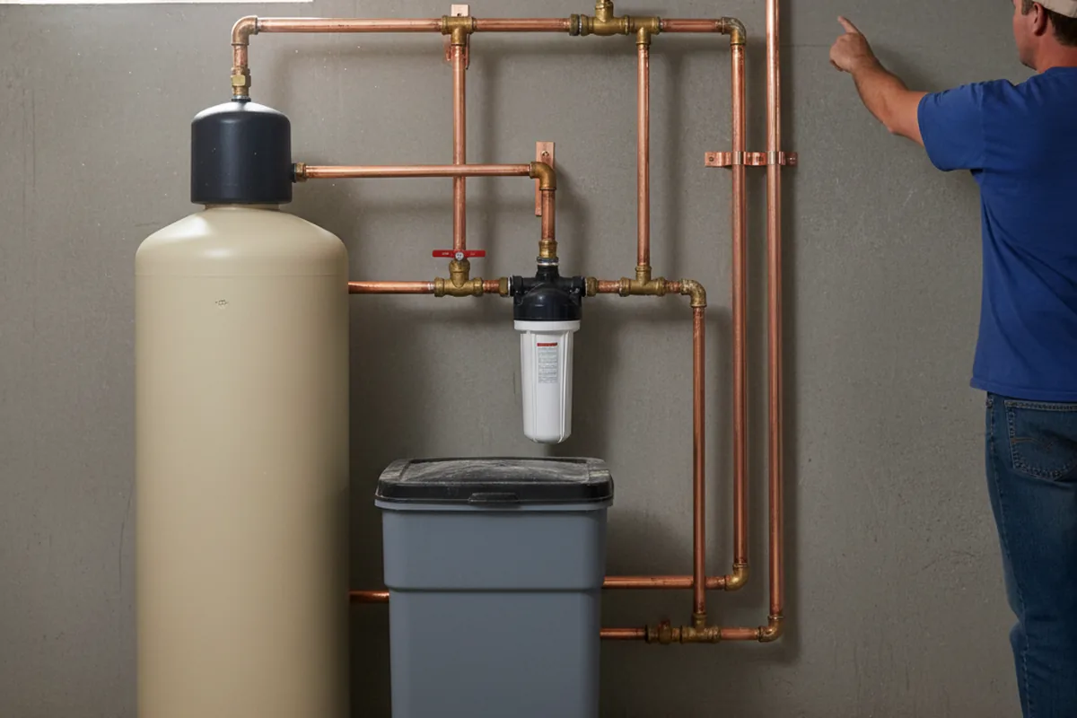 Whole-house water treatment system installed in Columbiana